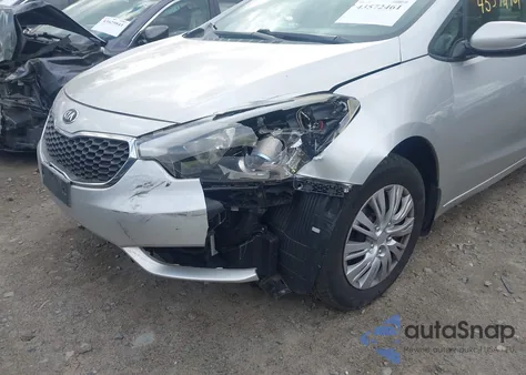 2014 Kia Forte Lx из США, поврежденный, VIN KNAFK4A67E5187310